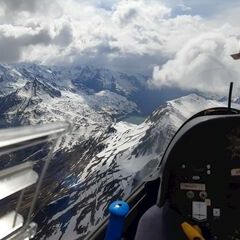 Flugwegposition um 14:17:09: Aufgenommen in der Nähe von Gemeinde Galtür, 6563, Österreich in 3032 Meter